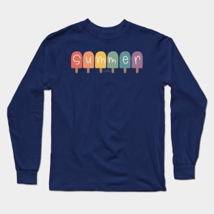 Popsicle Summer Long Sleeve T-Shirt